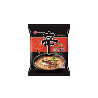 Nong Shim Shin Ramyun Instant Noodle Black 130g นงชิม ชิน ราเมียน แบล็ค นู้ดเดิ้ล ซุป บะหมี่กึ่งสำเร็จรูปพร้อมซองเครื่อง