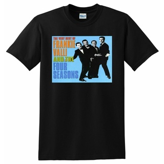 เสื้อยืดผ้าฝ้ายพิมพ์ลายแฟชั่น เสื้อยืด พิมพ์ลายกราฟฟิค Frankie Valli And The Four Seasons สุดฮา เหมาะกับของขวัญ สําหรับผ