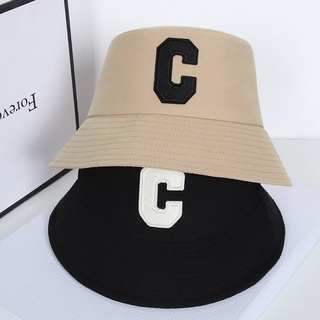 Bucket Hats women cotton Fashion embroidery C Sun  Hat Men 7 colors