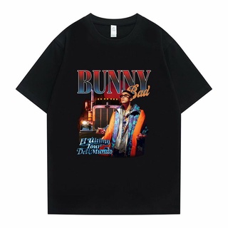 [S-5XL] เสื้อยืด ผ้าฝ้าย พิมพ์ลายกราฟฟิค Bad Bunny El Ultimo Tour Del Mundo สไตล์ฮิปฮอป โอเวอร์ไซซ์ สําหรับผู้ชาย และผู้