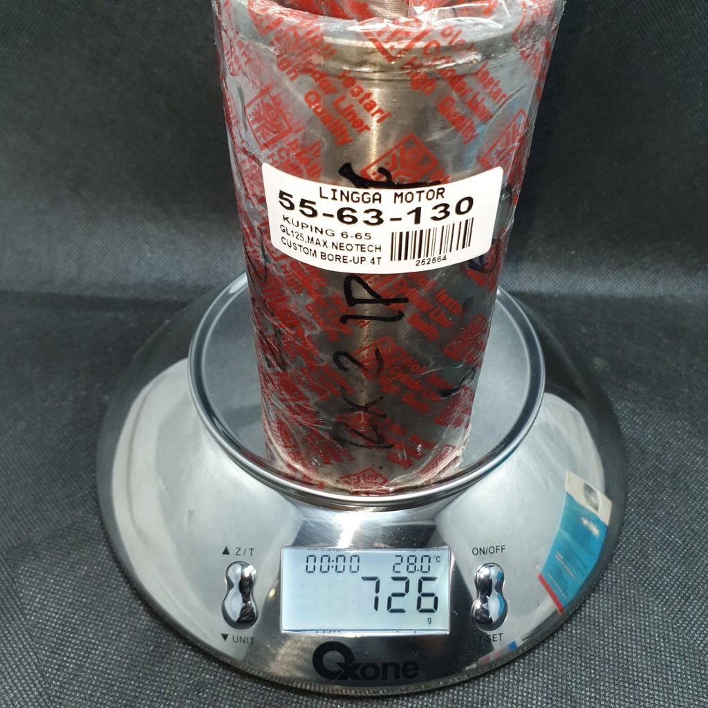 252564 LINER 55-63-130 RXZ CUSTOM 2T & 4T CYLINDER LINER BORING BIOLI