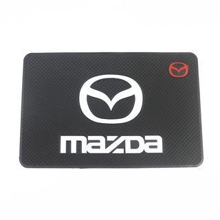 มาสด้า แผ่นกันลื่น​ ที่วาง​ของ​ใน​รถ​ แผ่นวาง​ของ​ / Mazda Car Logo Anti Slip Mat Phone Holder Non-Slip Mat non slip Pad