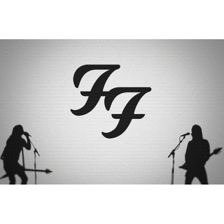 Foo Fighters 6 แม่เหล็ก ติดตู้เย็น 5มิล วงดนตรี ของขวัญ ของสะสม Heavy Rock Band Black Metal  Hib Hob Reaper