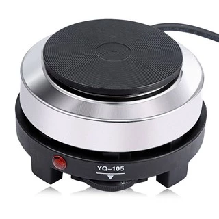 YQ-105เตาไฟฟ้าอเนกประสงค์ขนาดเล็กสำหรับ ต้มกาแฟ อุ่นอาหาร เตาขนาดพกพา รุ่น YQ-105 500W (สีเงิน)เตาไฟฟ้าอเนกประสงค์YQ-105