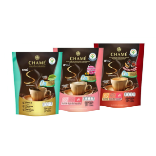 #มี 3 สูตร CHAME Sye Coffee Pack, Collagen, Cordyceps ชาเม่ ซาย คอฟฟี่ กาแฟ ออริจินอล , คอลลาเจน, ถั่งเช่า โสม 10 ซอง