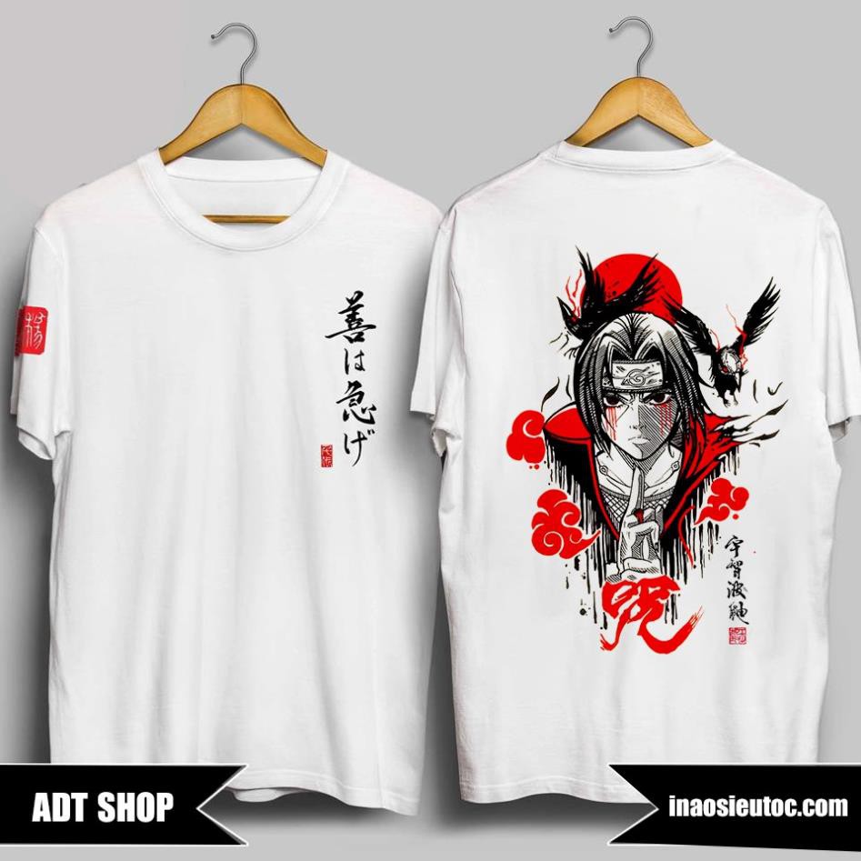 เสื้อยืด Itachi uchiha FLASH พิมพ์ลายภาพนารูโตะที่สวยงาม ถูกสุดๆ - BIBO STORE