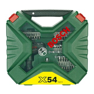 Bosch ดอกสว่าน ชุดดอกไขควงและดอกสว่าน X-line 54 ชิ้น ดอกไขควง