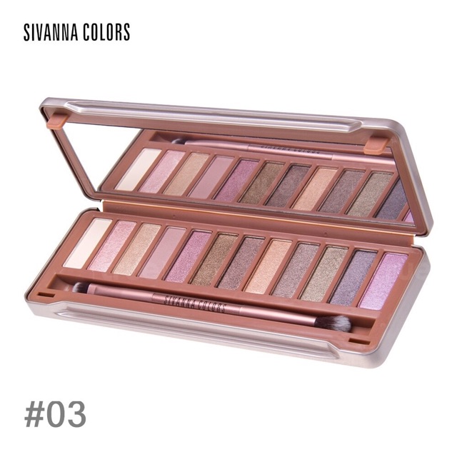 Sivanna colore อายแชโดว์ พาเลท (ของแท้)