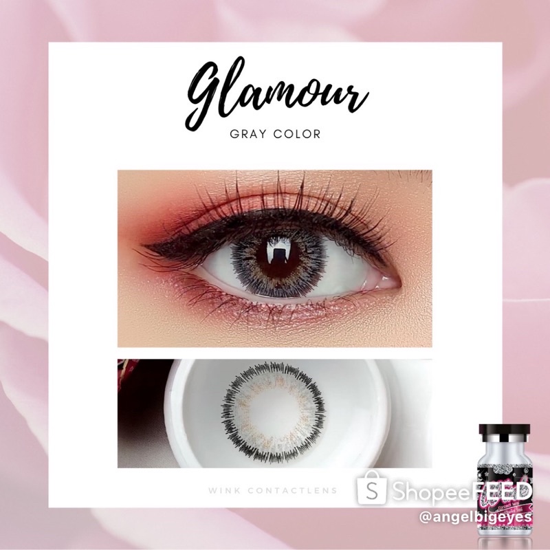 (หมด)Glamour Gray(1)สีเทา ทรีโทน Contact Lens 3Tone Bigeyes คอนแทคเลนส์ บิ๊กอาย ค่าสายตา แฟชั่น สายต