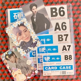 ❤️พร้อมส่ง❤️ เคสการ์ด B8 เฟรมการ์ด B8 Top Loader ขนาด B8 B7 B6 B4 A7 A6 A5 A4 ซองใส่การ์ด card case โปเกมอน