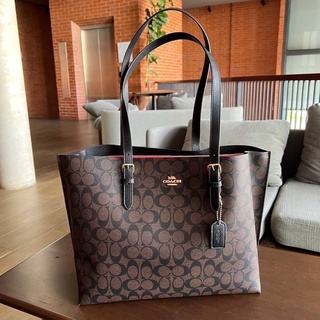 COACH MOLLIE TOTE IN SIGNATURE CANVAS (COACH 1665)