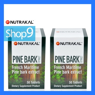 NUTRAKAL PINE BARK (2 X 30 TABLETS) ( EXP 10/24) นูทร้าแคล ไพน์ บาร์ค 2X30 เม็ด