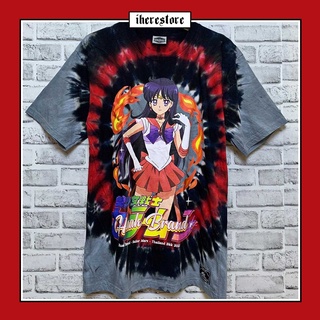 Sailor mars เสื้อมัดย้อม HUAK เสื้อมัดย้อมของแท้ 100% ฮวกแบรนด์ Oversize เสื้อแนวสตรีท เสื้อยืดแขนสั้น เสื้อยืดผู้ชาย