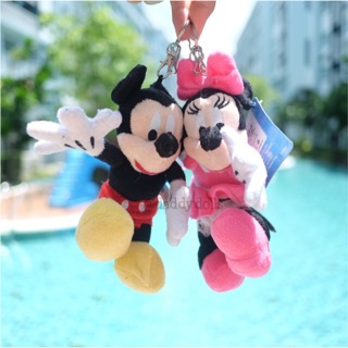 พวงกุญแจ Mickey มิกกี้ &amp; Minnie มินนี่ 7นิ้ว