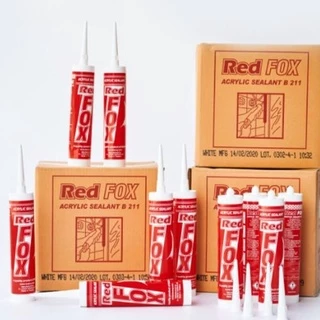 กาวอะคริลิค RED FOX อะคริลิค กาวแด๊ป กาวยาแนว RedFox B211