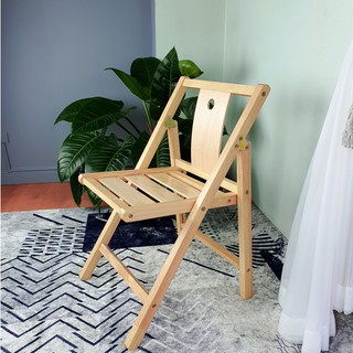 เก้าอี้พับ/Dining/Chair/ Evergreen-Furniture Folding Chair C-FC3 ผลิตจากไม้ยางพารา  ( มี 2 สีให้เลือก )