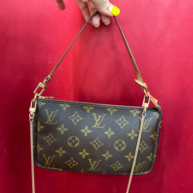 LV pochette หลุยส์ พอช ของแท้ เดิมๆ สภาพสวย ส่งฟรีems