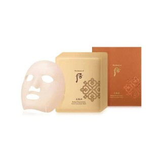 แผ่นชีทมาส์ก The History of Whoo Radiant Regenerating Gold Concentrate Mask 30ml x 6pcs.