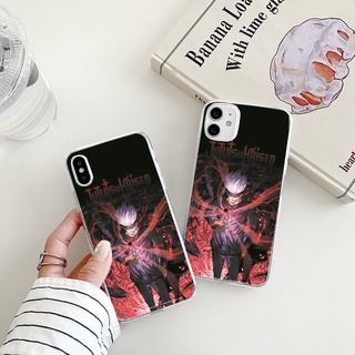 Jujutsu Kaisen เคสไอโฟน 13 11 8พลัส Gojo Satoru phone case iPhone 12 14 pro max Xr Xs X 7 8 se2020 7plus 8plus เคส นิ่ม