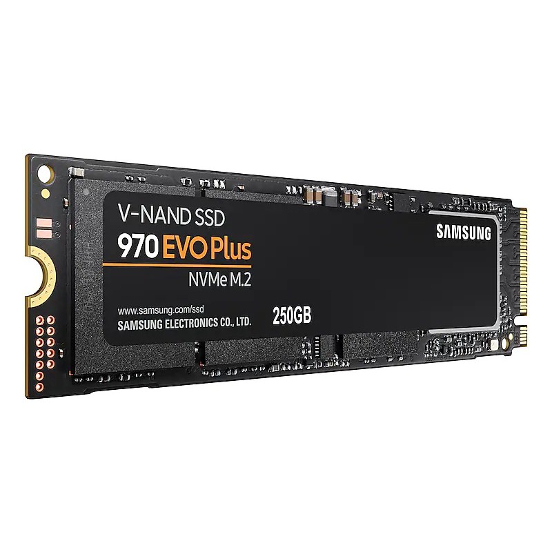 250.GB SSD Samsung 970EVO plus (MZ-V7E250BW) M.2 PCIe NVMe