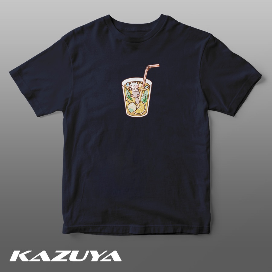 Kazuya TM-0163 LEMONADE CAT CUTE T-Shirt - Anima