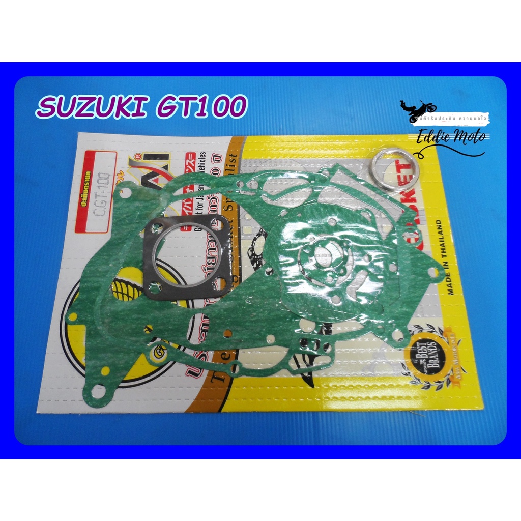 ENGINE GASKET COMPLETE SET (BIRD BRAND) Fit For SUZUKI GT100 // ปะเก็นเครื่อง ชุดใหญ่ "ตรานก"