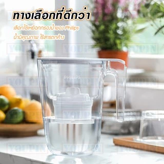PHILIPS Micro X- Clean Plus AWP2937WH/AWP2941WHT/97 เหยือกกรองน้ำ สีขาว3.4L