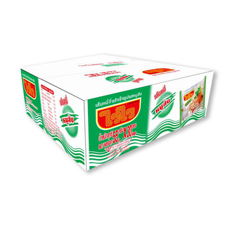 🔥 สุดฮอต🔥 ไวไว เส้นหมี่กึ่งสําเร็จรูป รสหมูสับ 55 กรัม x 30 ซอง Waiwai Instan Rice Vermincelli Minced Pork Flavour 55 g