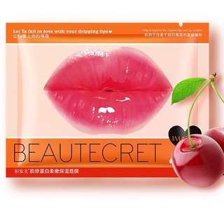 แผ่นมาร์ค คอลลาเจน ปากอมชมพู IMAGES Collagen BEAUTECRET/BIOAQUA แผ่นมาส์กปาก บำรุงริมฝีปาก