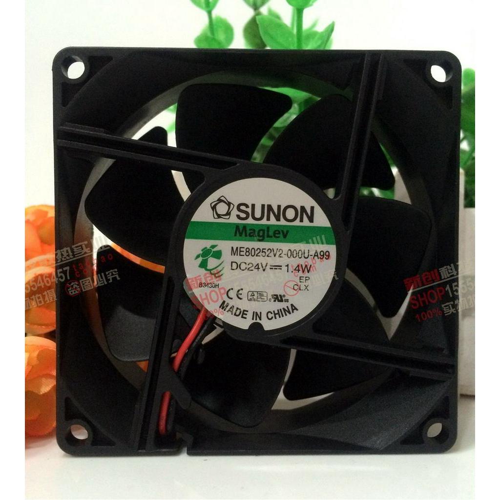ME80252V2-000U-A99 SUNON Jianzhun 8CM 8025 พัดลมอินเวอร์เตอร์ 24V 1.4W