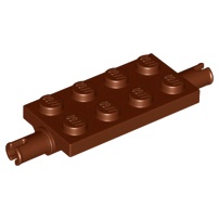 [1122] ชิ้นส่วนเลโก้ Lego Part Plate, Modified 2 x 4 with Pins and Thick Reinforced Supports (40687)