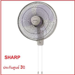 SHARP พัดลมติดฝาผนัง ใบพัด 16 รุ่น PJ-WA163CG รับประกันศูนย์ 3 ปี