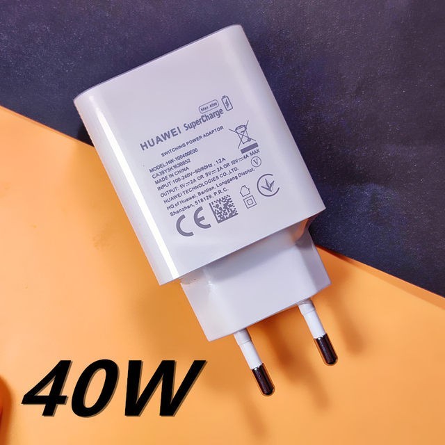 HUAWEI SUPER CHARGE 40W P40 MATE 20 30 40 PRO CHARGER ADAPTER