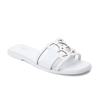 O&B รองเท้าหนังแพะ รุ่น OANDB SANDALS IN STYLISH WHITE-11148CG00443F_C0WTXX