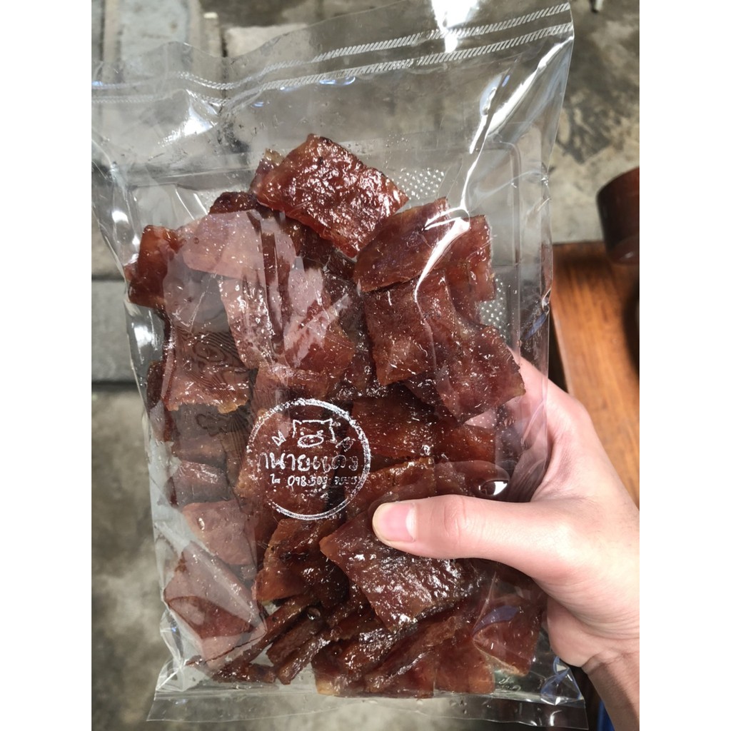 หมูแผ่นสิงคโปร์ ทนายแดง สูตร2 น้ำหนักท 500g.