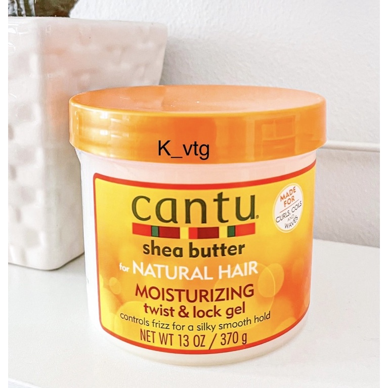 Cantu Shea Butter for Natural Hair Moisturizing Twist & Lock Gel พร้อมส่ง🧡🧡