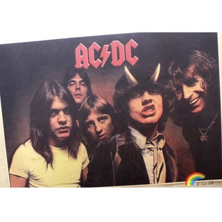 โปสเตอร์ติดผนัง ลายศิลปิน AC/DC Rock ขนาด สำหรับติดตกแต่งผนัง