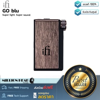 iFi audio : GO blu by Millionhead (DAC/ Headphone Amp/ Bluetooth ขนาดพกพาตัวจิ๋ว เล็กกะทัดรัด มีน้ำหนักเบา การออกแบบดีไซด์ที่สวยงาม)