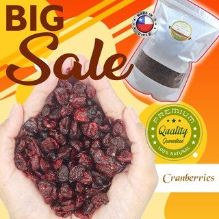 🎊ล๊อตใหม่ 😍 แครนเบอร์รี่ / Premium Dried Cranberry 💝 จาก Chile 💝 ผลไม้อบแห้ง 💝 Natural 100%