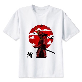 [S-5XL]เสื้อยืดลําลอง แขนสั้น พิมพ์ลาย Samurai samura สไตล์คลาสสิก ไม่ซ้ําใคร สําหรับผู้ชาย 100 ชิ้น 749999