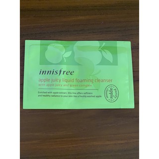 Tester Innisfree Apple Juicy Liquid Foaming Cleanser