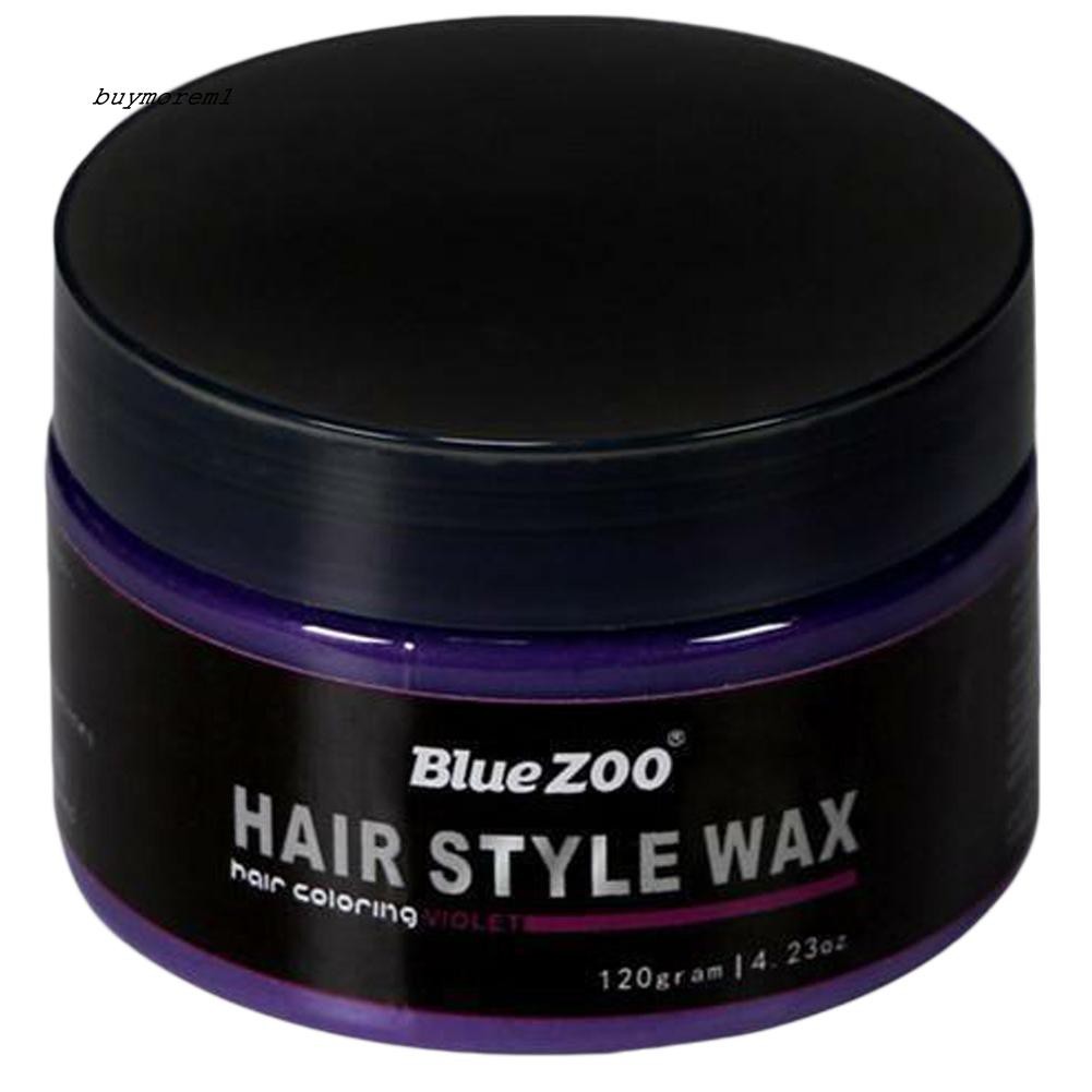 Buyme Blue Zoo 120g Unisex Disposable Hair Color Wax Mud Diy