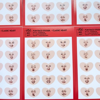 สติกเกอร์ STICKER :: classic heart Funny face