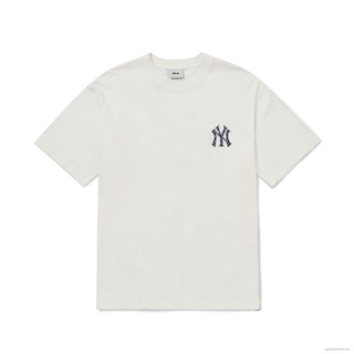 AY MLB เสื้อยืด Unisex รุ่น 3ATSM0224 50IVS - สีขาวงาช้าง