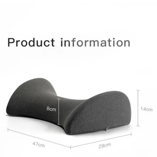 DUDEE หมอนรองหลังเมมโมรี่โฟม Back Support Sleeping Cushion
