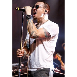 โปสเตอร์ วง ดนตรี ร็อก ลิงคินพาร์ก Linkin Park Chester Bennington POSTER 24”x35” Inch American Rock Band V7