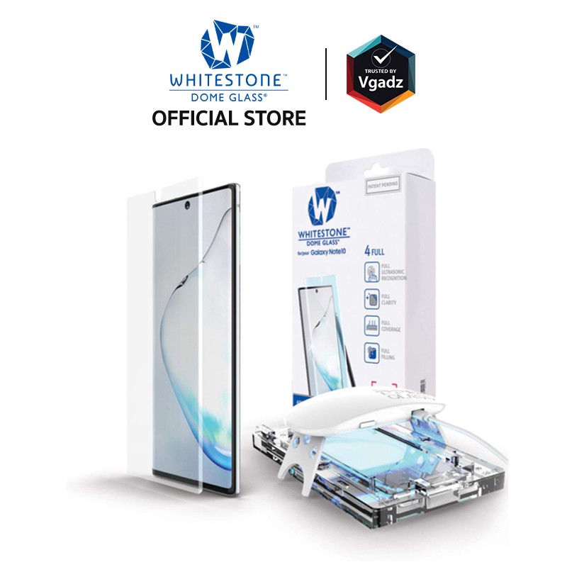 Whitestone Dome Glass for Samsung Note 10 / Note 10 Plus - Complete Set