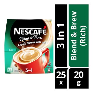 เนสกาแฟ 3 อิน 1 เบลนด์แอนด์บริว (NESCAFE 3 IN 1 BLEND &amp; BREW)