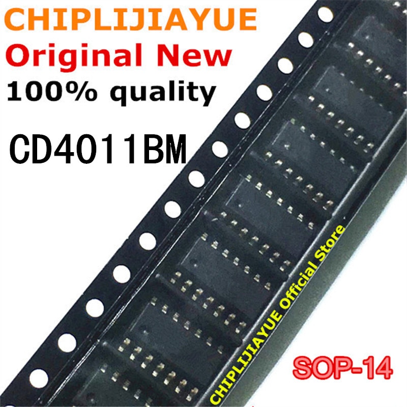10-20PCS CD4011BM SOP14 CD4011B CD4011 4011 SOP-14 SMD ใหม่และชิป IC