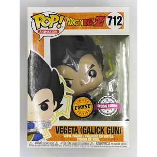 Funko Pop Dragon Ball Z - Vegeta Galick_Gun [Metallic / Chase] : 712 (กล่องมีตำหนินิดหน่อย)